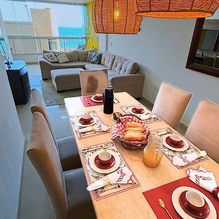 Vista Mar Praia do Morro: 3-Bedroom Beachfront with Garage Guarapari Exterior photo
