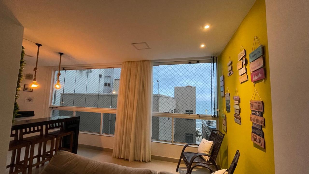 Apartment Vista Mar Do Morro: 3-bedroom Beachfront With Garage Guarapari